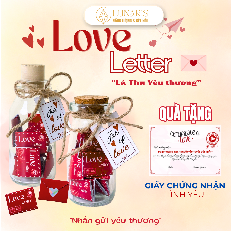Lọ Chứa Đựng Lá Thư Tình Yêu