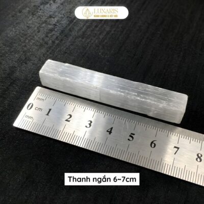 Thanh Selenite Thanh Tẩy Không Gian, Tăng Tập Trung, Hỗ Trợ Thiền & Sạc Đá Năng Lượng Cho Đá