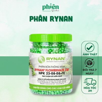 Phân Bón Thông Minh RYNAN Tan Chậm Cho Kiểng Lá, Phân Bón Dinh Dưỡng Giúp Cây Phát Triển Tốt