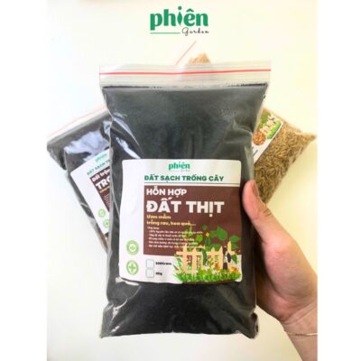 Đất Thịt Trồng Cây Túi 500g Trộn Dinh Dưỡng Diệt Trùng Chuyên Dùng Cho Rau Củ Quả Và Cây Cảnh