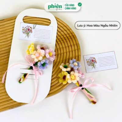 Thiệp hoa khô handmade giấy cứng siêu xinh