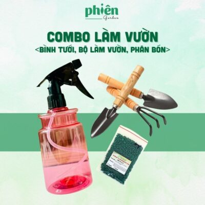 Combo Làm Vườn Tiện Lợi, Dụng Cụ Chăm Sóc Cây Trong Nhà, Văn Phòng 3 Món