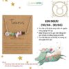 Vòng Cổ Đá Tự Nhiên 12 Cung Hoàng Đạo, Dây Chuyền Đá Năng Lượng May Mắn, Bình An, Tình Yêu, Tài Lộc