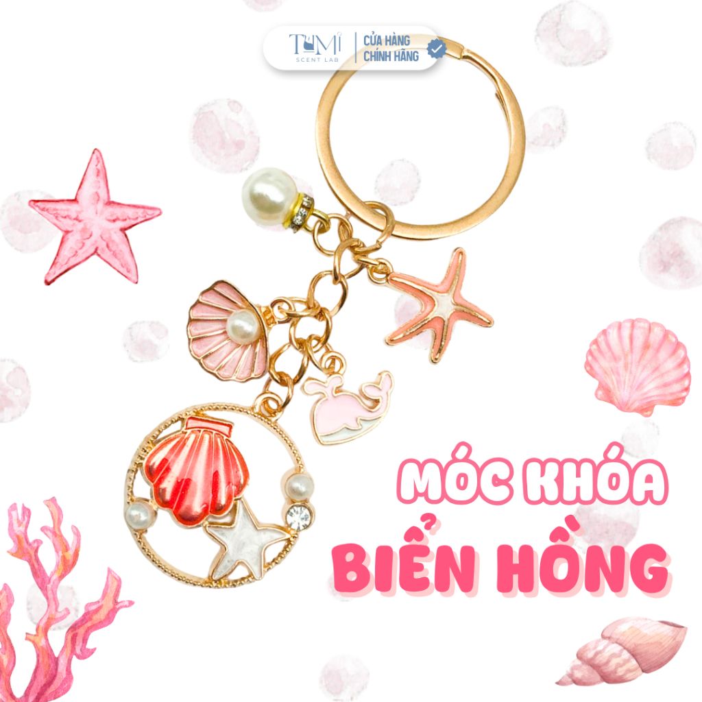 Móc Khoá Chủ Đề Đại Dương – Trang Trí Chìa Khóa, Phụ Kiện Cá Nhân, Quà Tặng Lưu Niệm