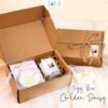 Hộp Quà Nến Thơm Kèm Sáp Hoa Cúc, Sáp Thơm Handmade Tặng Bạn Bè, Người Yêu, Sinh Nhật, Noel