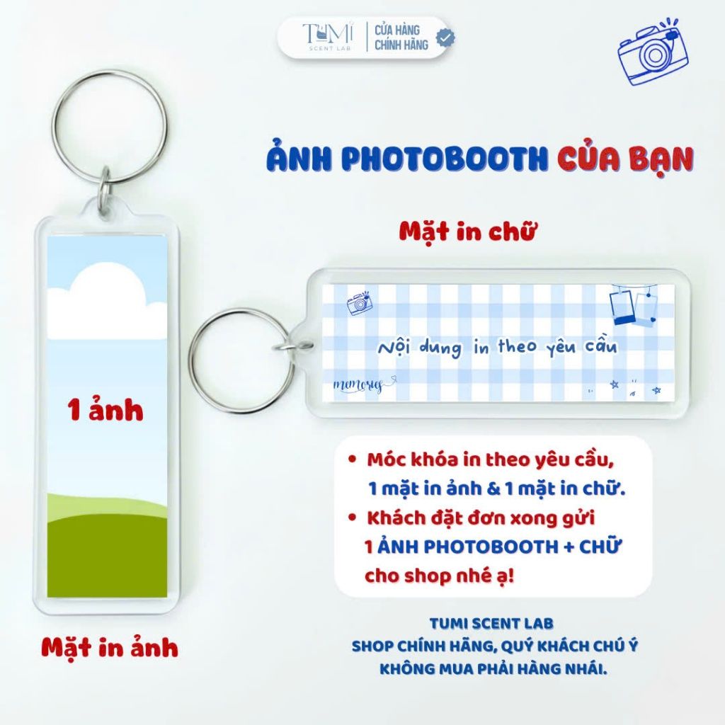 Móc Khóa Photobooth In Ảnh Theo Yêu Cầu – Lưu Giữ Kỷ Niệm, Trang Trí Balo, Quà Tặng Bạn Bè Người Yêu