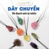 Dây Chuyền Đá Thạch Anh Thô Tự Nhiên, Vòng Cổ Đá Năng Lượng, Năng Lượng Tích Cực, Thu Hút May Mắn