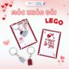 Móc Khóa Đôi Lego Tình Yêu – Gắn Kết Tình Cảm, Phụ Kiện Cặp Đôi, Quà Tặng Người Yêu