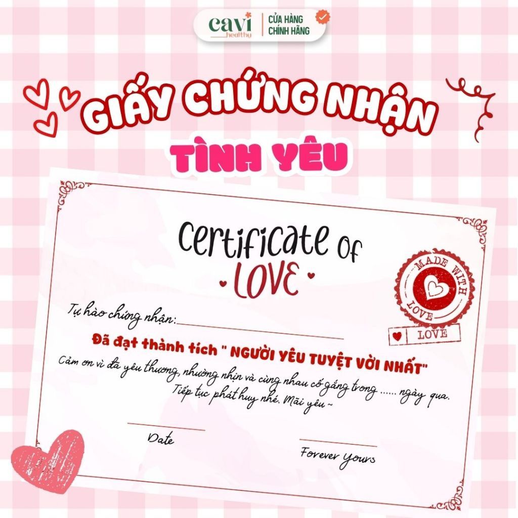 Giấy Chứng Nhận Tình Yêu