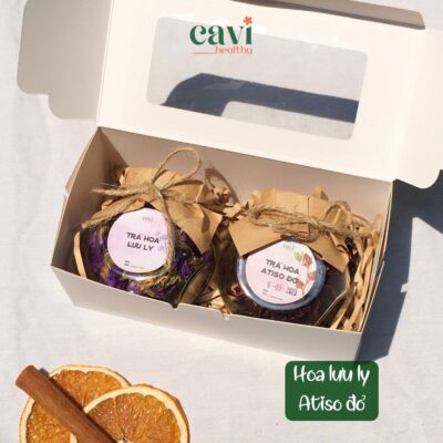 Set 2 Lọ Trà Hoa Sấy Lạnh – Thanh Nhiệt Cơ Thể, Thư Giãn, Dùng Làm Quà Tặng Nhỏ Xinh
