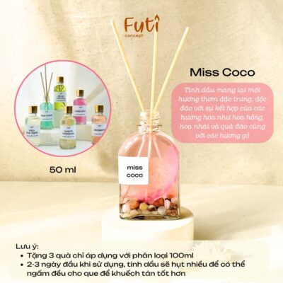 Lọ Tinh Dầu Khuếch Tán Cắm Que 100ml – Thơm Phòng Thư Giãn, Hương Sang Trọng