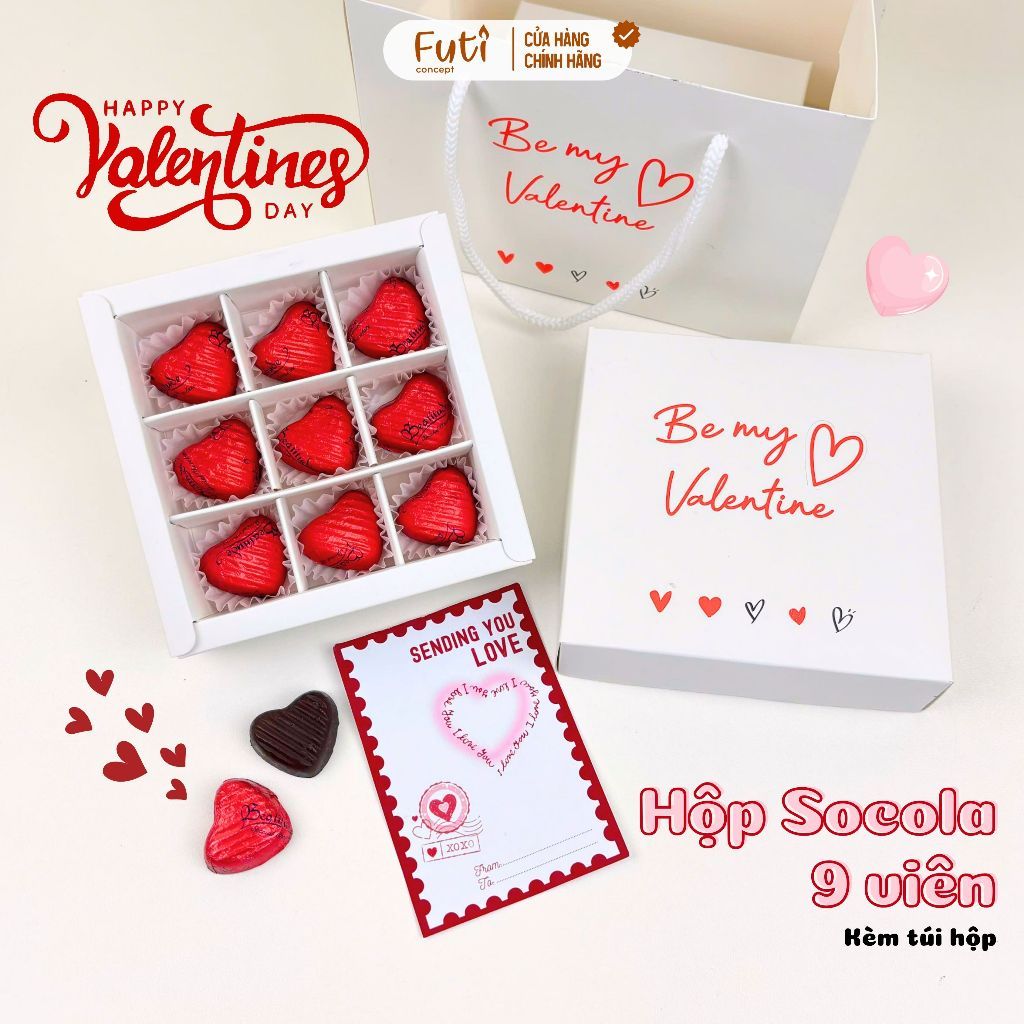 Hộp Quà Tặng Chocolate, Quà Tặng Dịp Đặc Biệt Cho Người Yêu, Bạn Gái