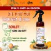 Xịt Thơm Phòng Sả Chanh 250ml – Khử Mùi Hiệu Quả, Đuổi Muỗi, Tạo Không Gian Thư Giãn