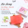 Xà Bông Handmade, Xà Bông Sen Hồng, Hoa Sứ & Ngọc Trai 120gr, Làm Sạch Dịu Nhẹ, Dưỡng Da Sáng Mịn, Thơm Mát Tự Nhiên