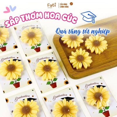 Sáp Thơm Graduation, Quà Tặng Tốt Nghiệp, Sáp Thơm Hoa Cúc