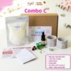 Bộ Kit Tự Làm Nến Thơm Thiên Nhiên, Set Tự Làm Nến Thơm Cốc Thủy Tinh