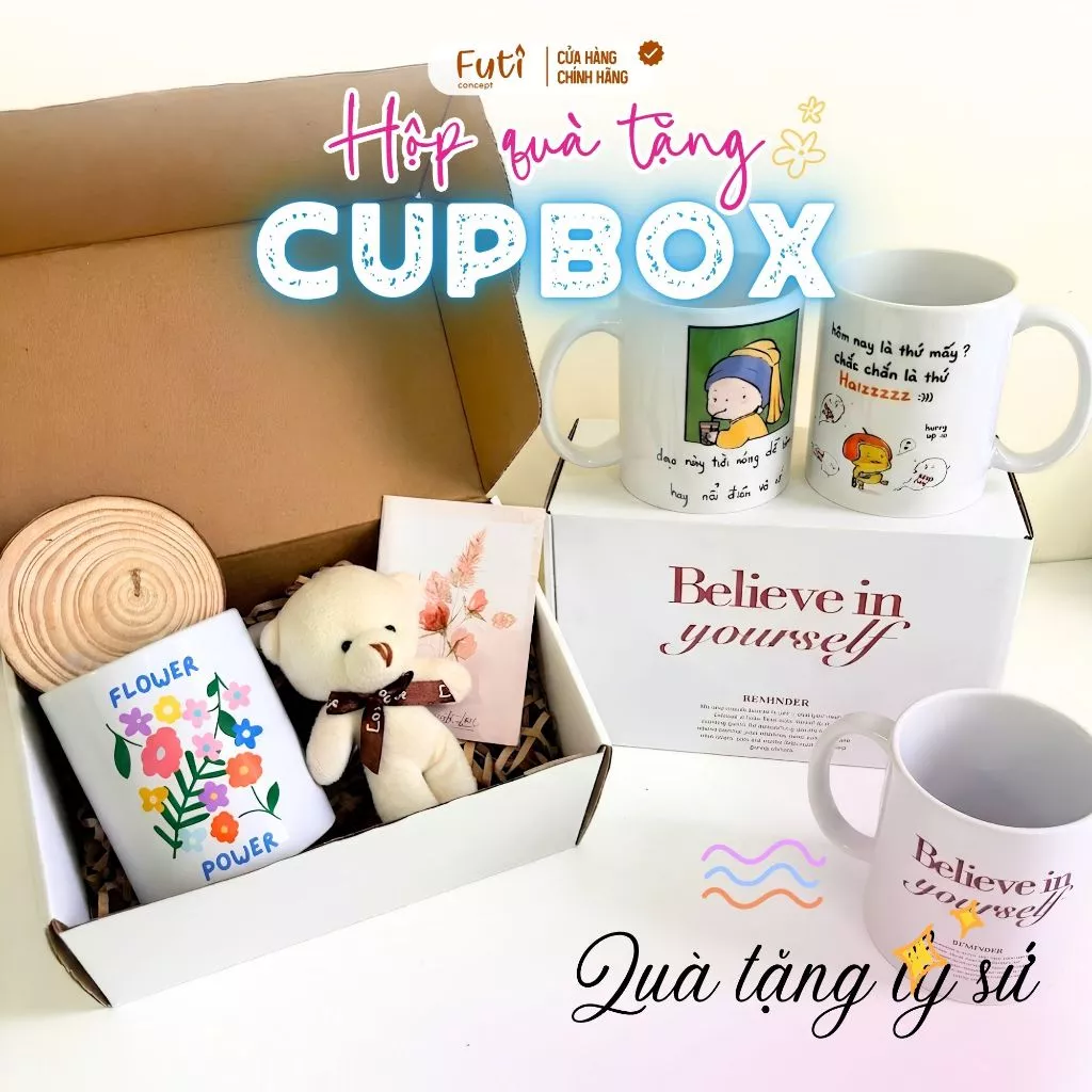 Hộp Quà Ly Sứ Thông Điệp