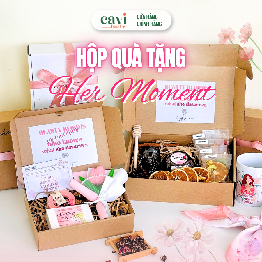Hộp Quà Tặng Trà Thảo Mộc Her Moment, Quà Tặng Bạn Bè, Người Thân