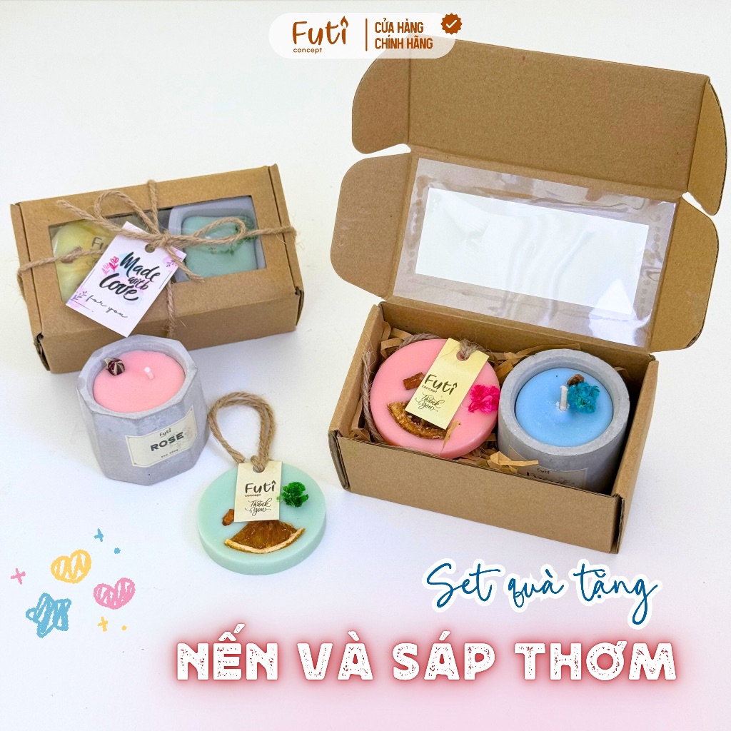 Hộp Quà Nến Và Sáp Thơm