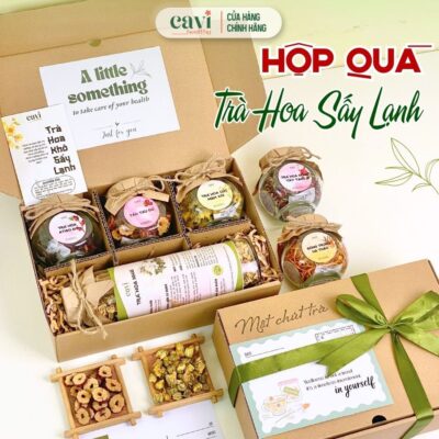 Hộp Quà Trà Hoa Thảo Mộc, Thư Giãn Tinh Thần, Quà Tặng Người Thân